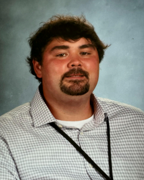 Man taking school photo